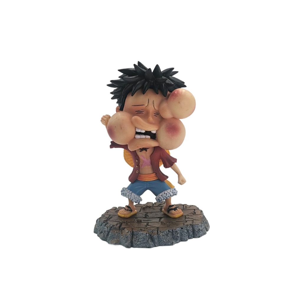 One Piece Swollen Face Luffy 14cm