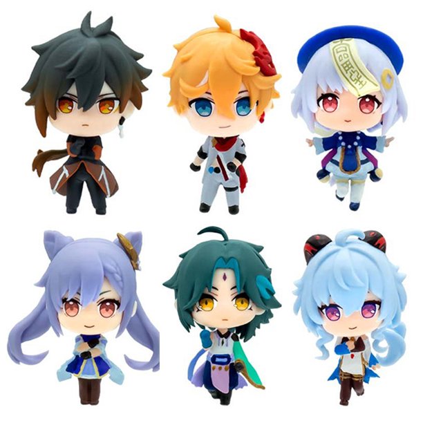 Genshin Impact Figure Set of 6pcs