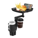 Car Cup Holder With Food Tray