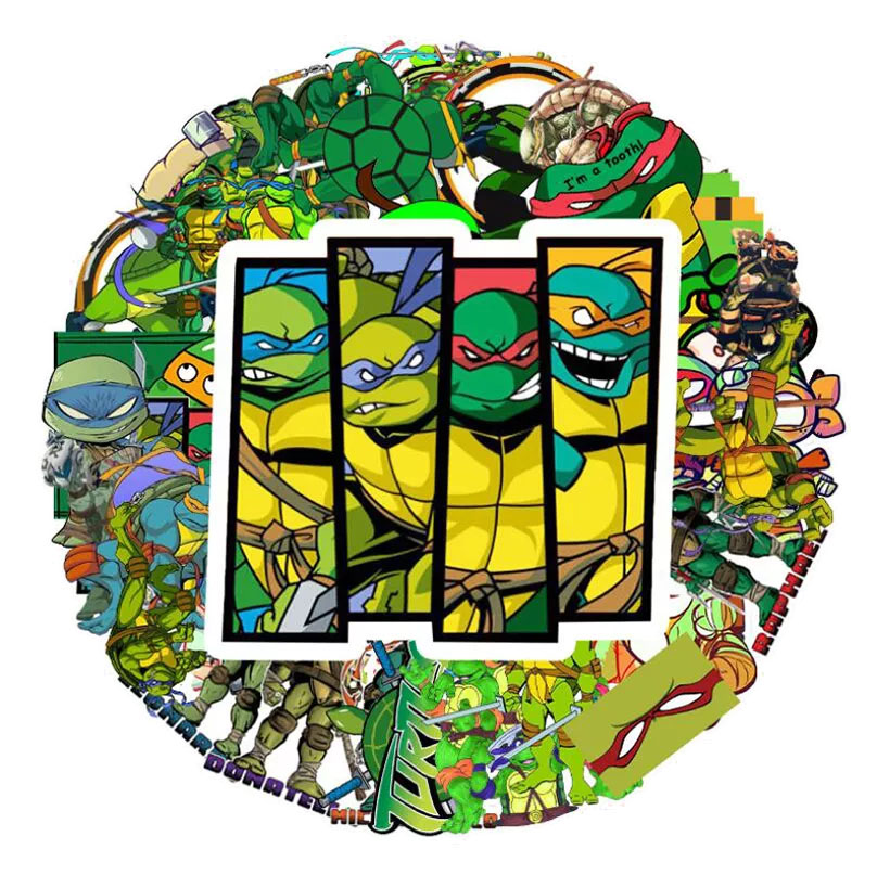 Tmnt Ninja Turtles Sticker Set of 50pcs