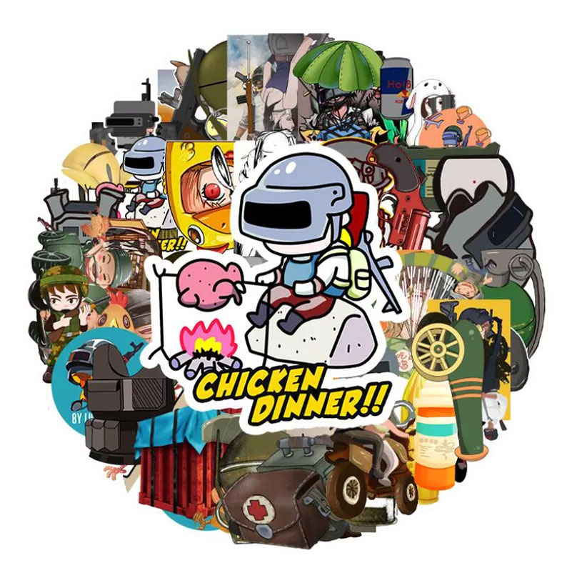 Pubg Stickers 50pcs set