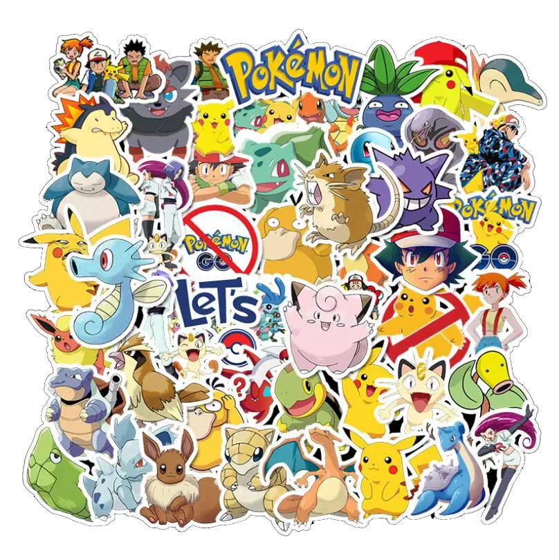 Pokemon Stickers 50pcs Set