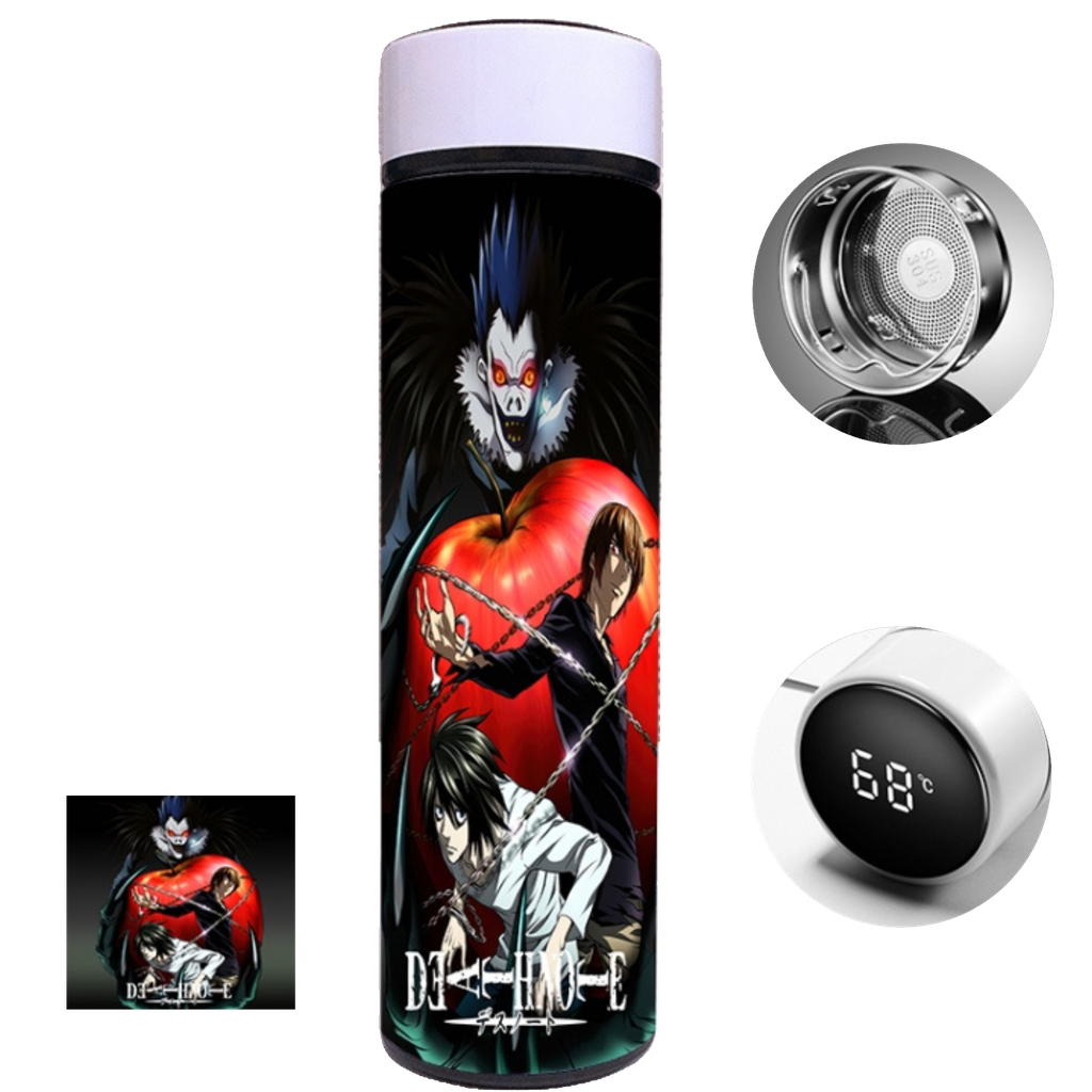 Death Note Digital Thermometer Flask