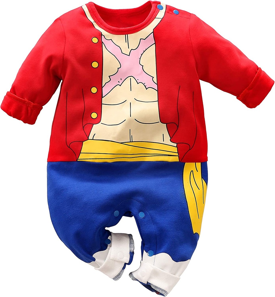 One Piece Luffy Baby Cosplay Onesie
