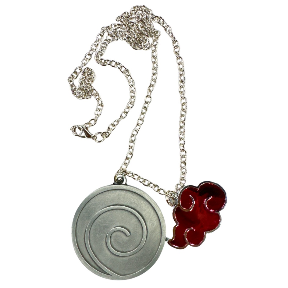 Naruto Uzumaki And Akatsuki Metal Necklace