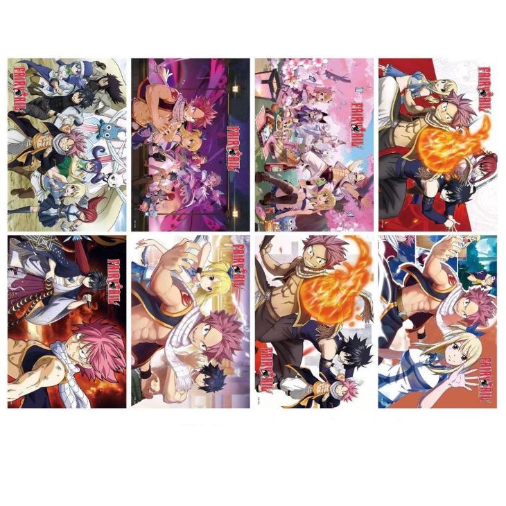 Fairy Tail Poster 8 PCS A3 Size