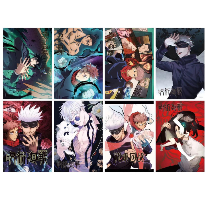 Jujutsu Kaisen Poster 8 PCS A3 Size POP-3550