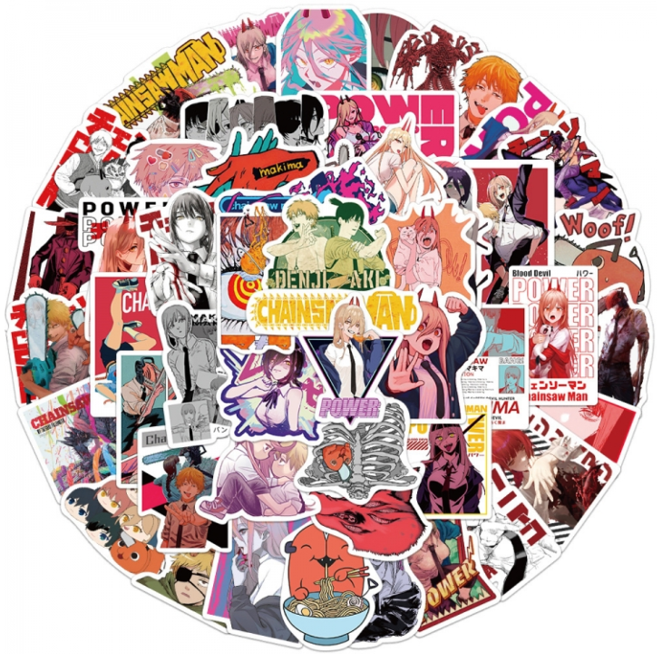 Chainsaw Man Stickers 51pcs Set