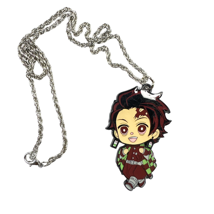 Demon Slayer Tanjiro Metal Necklace