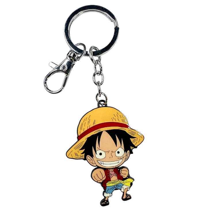 One Piece Luffy Metal Keychain