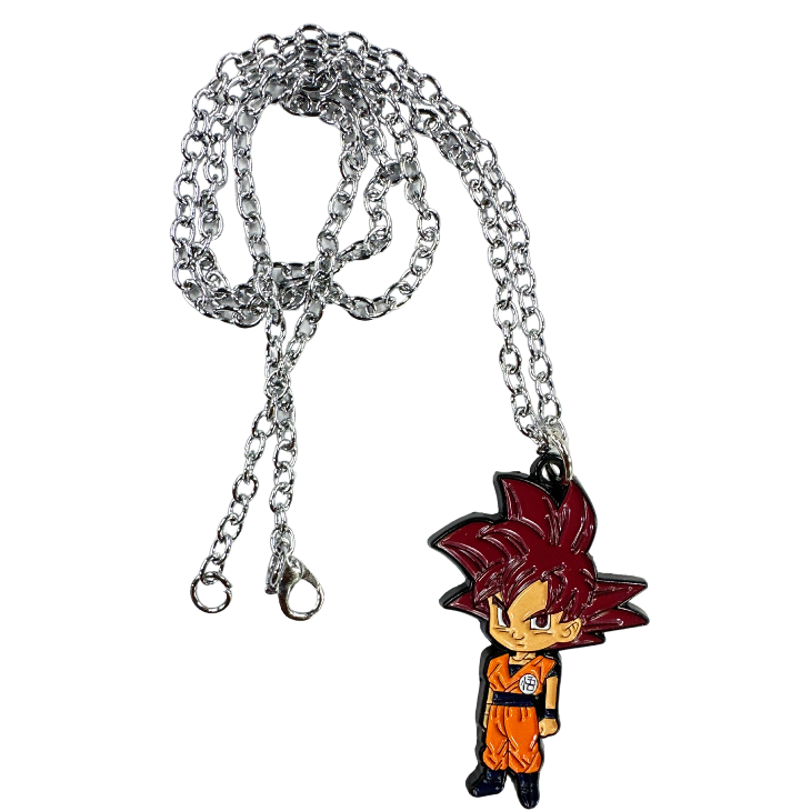 Dragon Ball Son Goku SSG Metal Necklace
