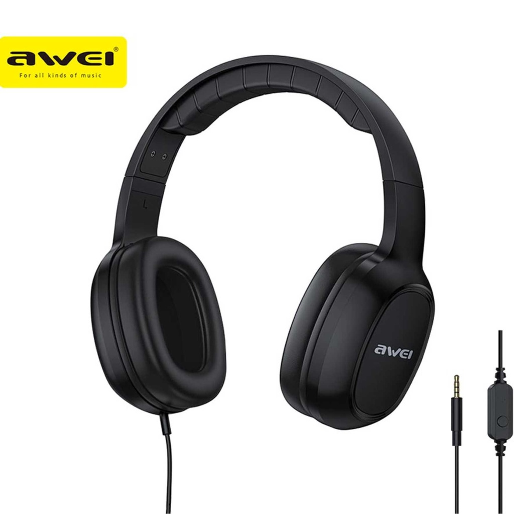 Awei Head-Mounted Wired Headset GM-6