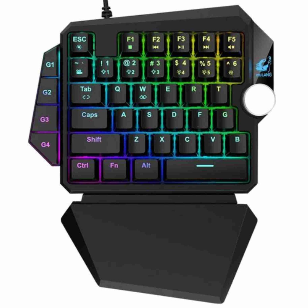 ZIYOULANG K5 RGB One-Handed Game Mechanical Keyboard