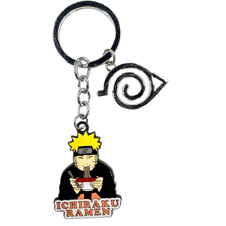 Naruto Shippuden 2 Charms Metal Keychain