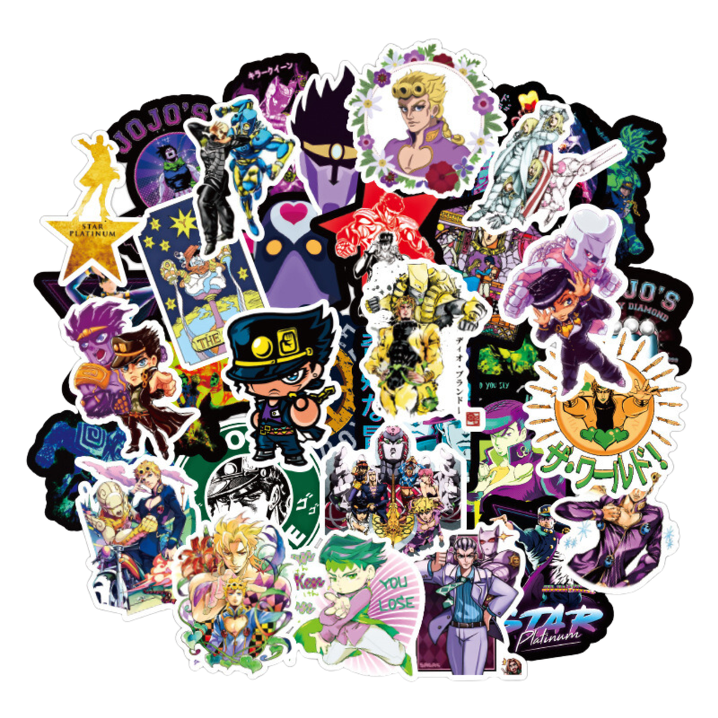 JoJo's Bizarre Adventure Golden Wind Stickers Set Of 50pcs