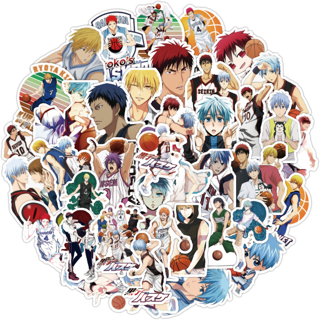 Kuroko No Basket Stickers Set Of 50pcs