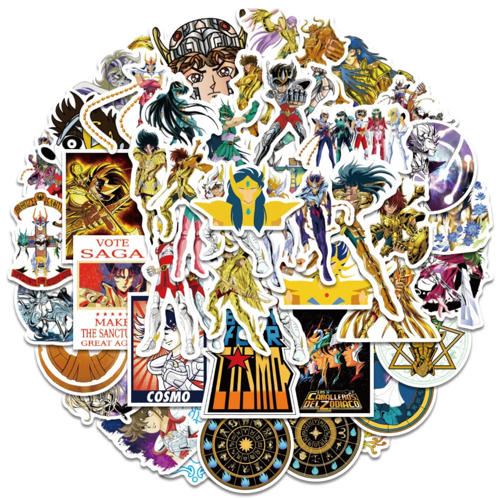 Saint Seiya Stickers Set Of 50pcs