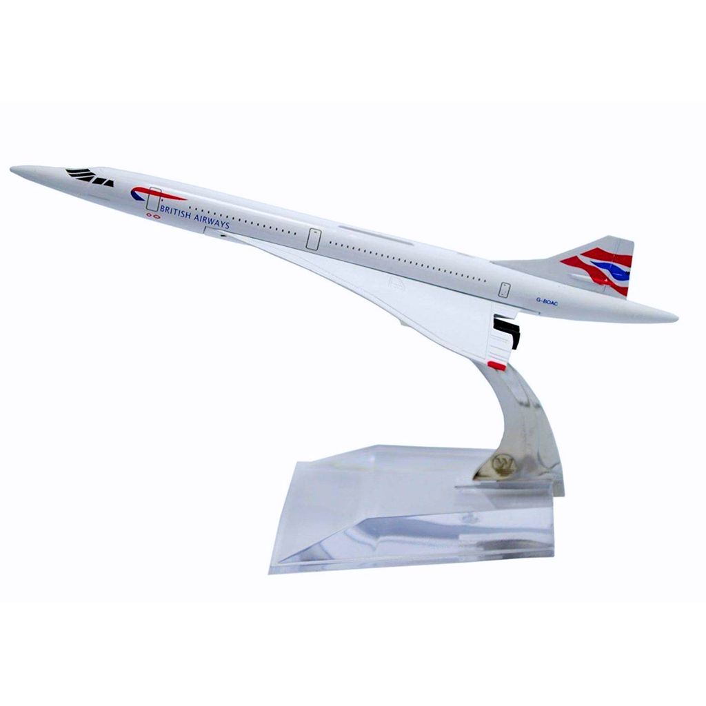 British Airways Concorde Aircraft Model 16cm