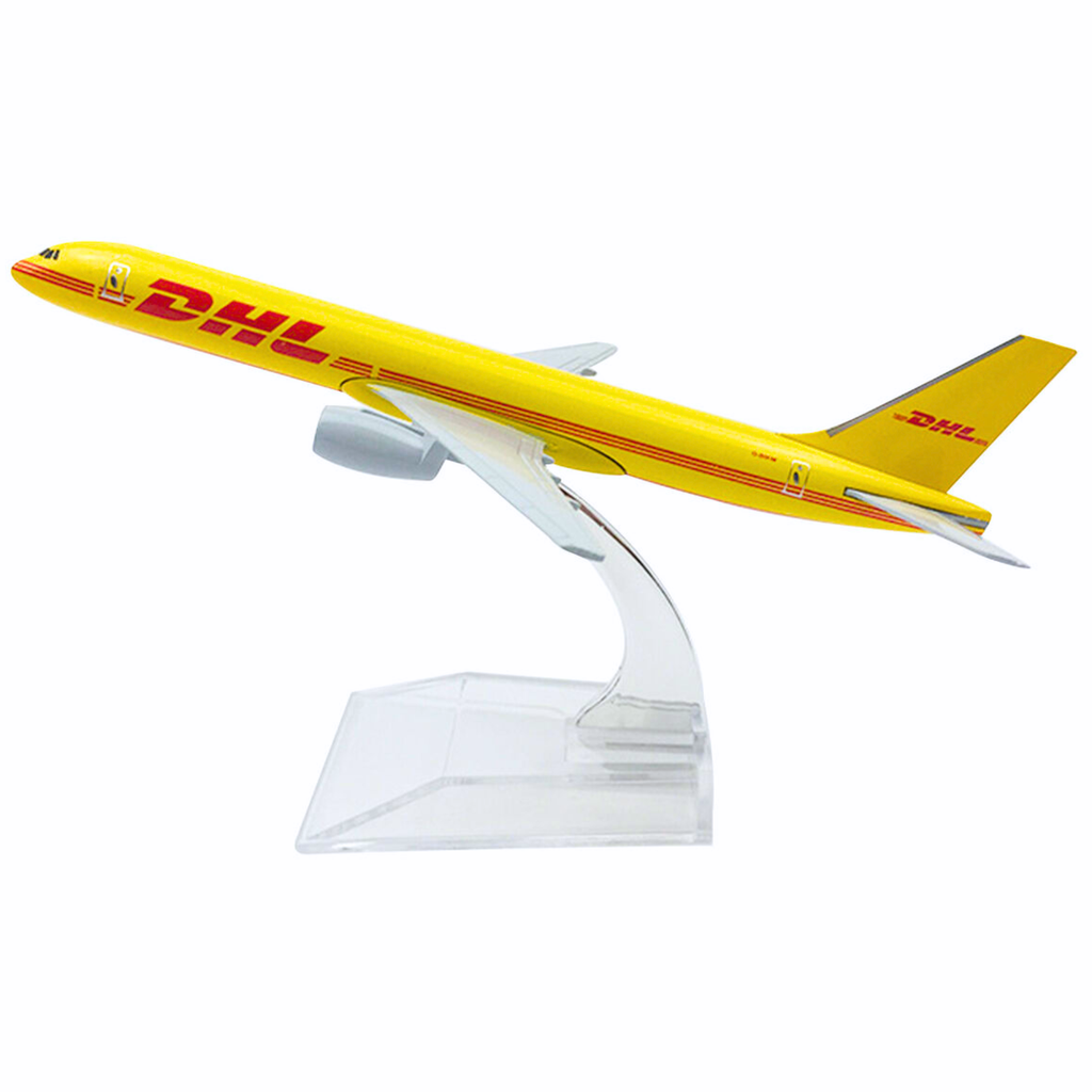 DHL B757 Cargo Aircraft Model 16cm