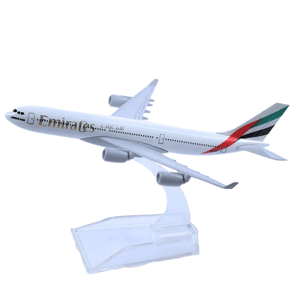 Emirates Airbus A340 Aircraft Model 16cm