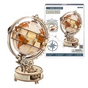 Robotime ROKR Curious Discovery Luminous Globe Wooden Puzzle 180pcs ST003