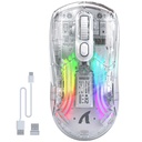 Attack Shark RGB Semi-Transparent Mouse Wired+2.4G+BT Connection X2