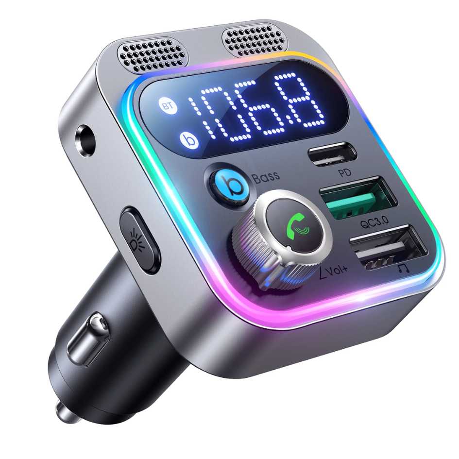 JOYROOM 48W Car Charger Wireless FM Transmitter JR-CL16
