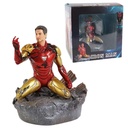Avenger Endgame GK Iron Man Kneeling Snap Fingers MK85 Figure 15cm