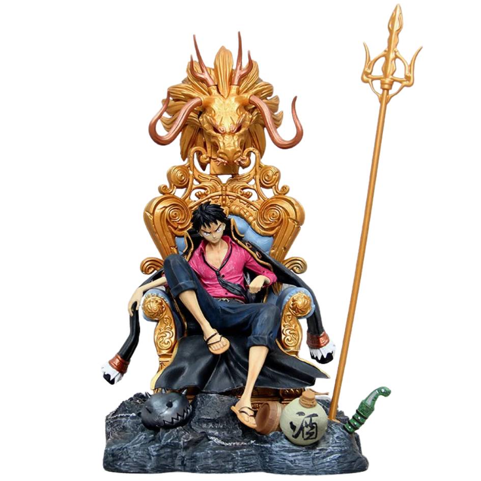 One Piece Monkey D. Luffy Throne GK Figure 33cm