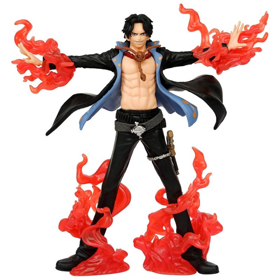 One Piece Black Portgas D. Ace Action Figure 18cm
