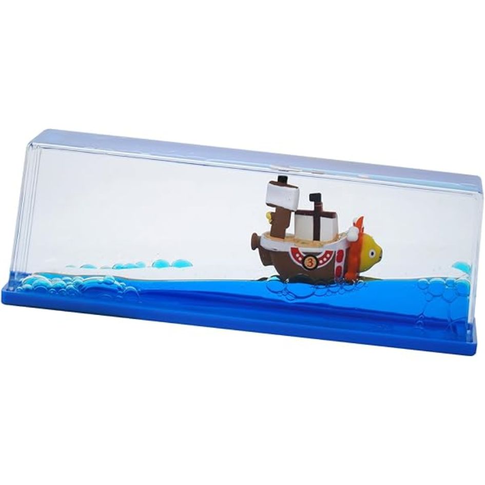 One Piece Thousand Sunny Pirate Ship Fluid Drift Bottle V6