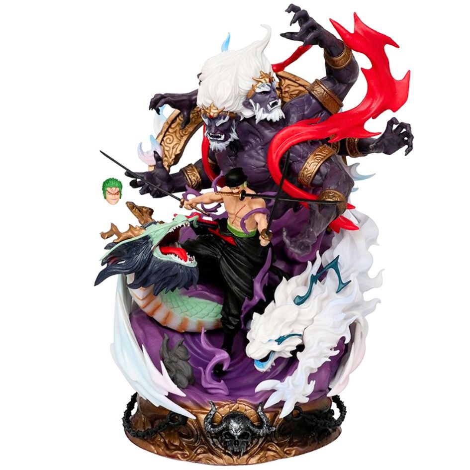 One Piece Roronoa Zoro Hell Sauron GK Figure 22cm