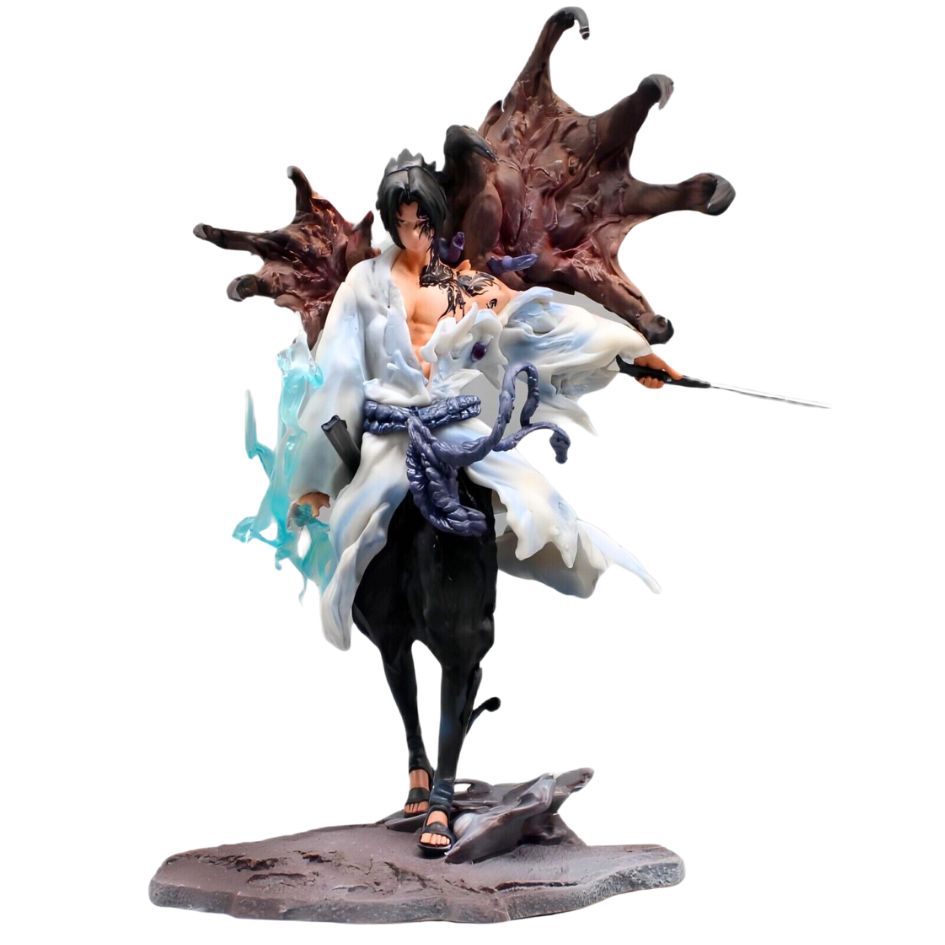Iron Curtain Sasuke Uchiha Raisetsu Curse Mark GK Figure 31cm