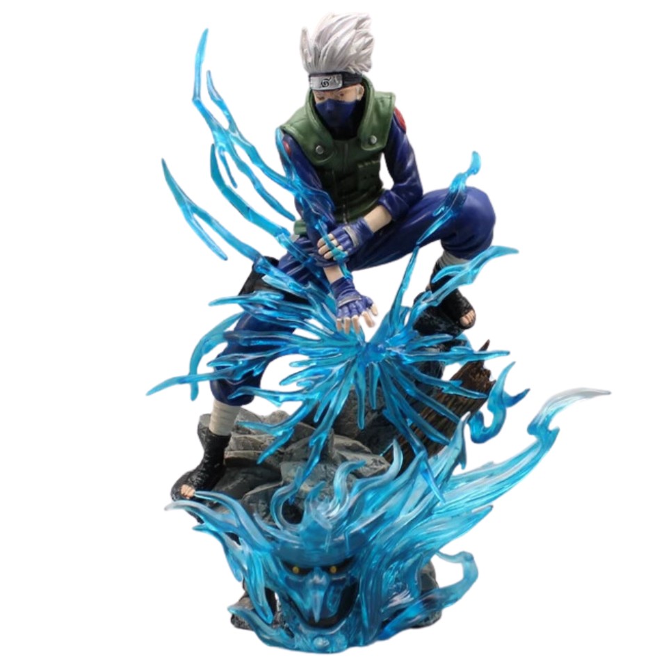 Naruto GK Ten Years Of Ninja Kakashi Chidori Raikiri Figure 24cm