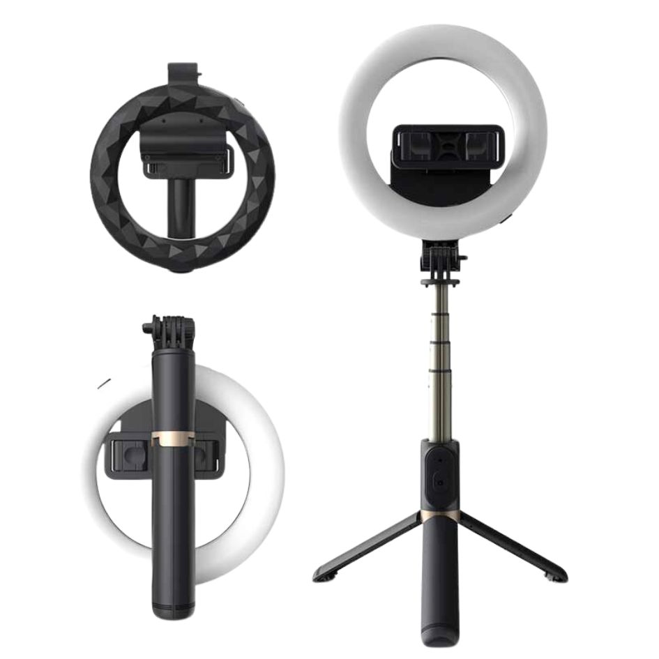 Selfie Stick Tripod With Light Q07