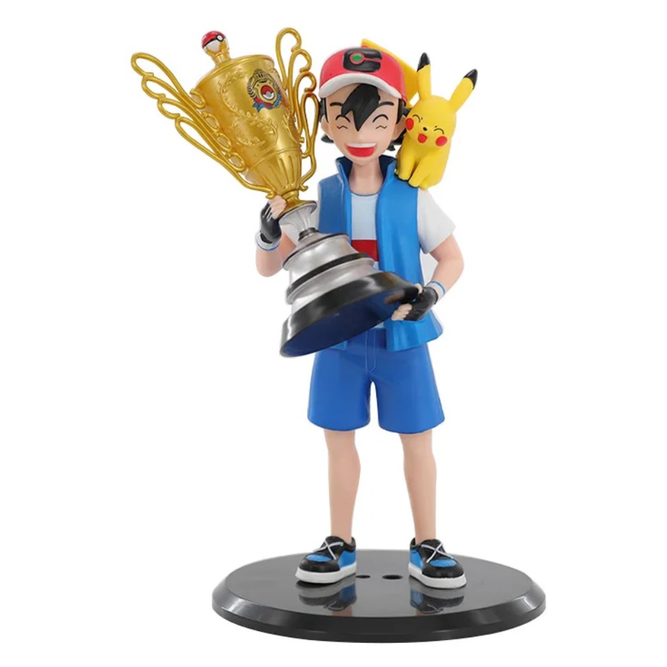 Pokemon Champion Ash Ketchum Figure 19cm