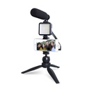 Maono Vlog Microphone With Tripod And Led Light AU-CM11PL