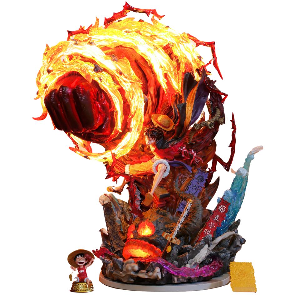 One Piece Monkey D. Luffy Red Roc GK Figure 69cm