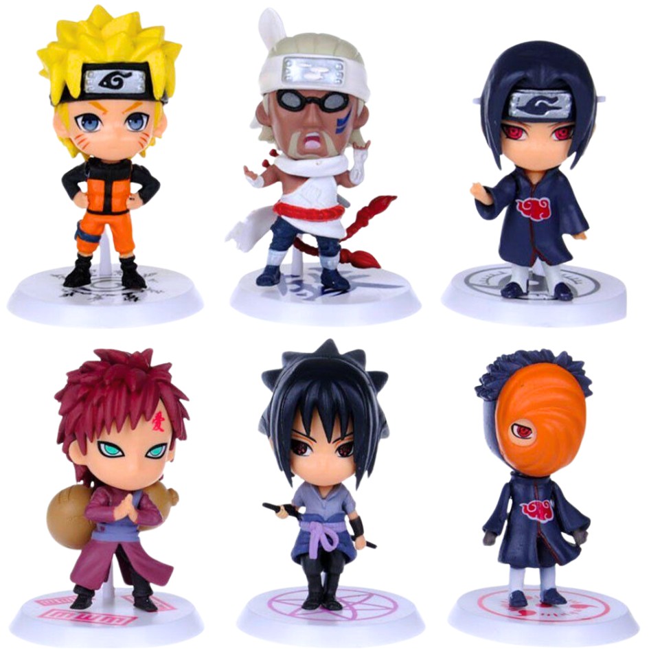 Naruto Set of 6 Figure 6cm