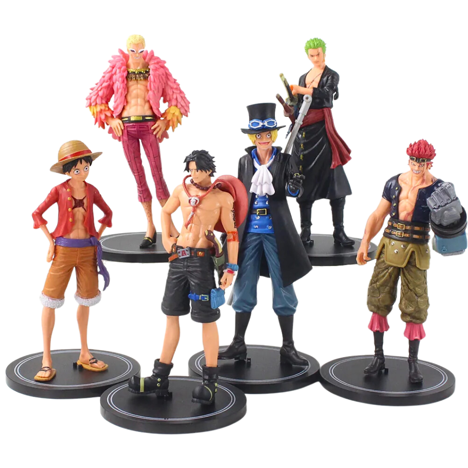 One Piece Set of 6 Figure18-21cm