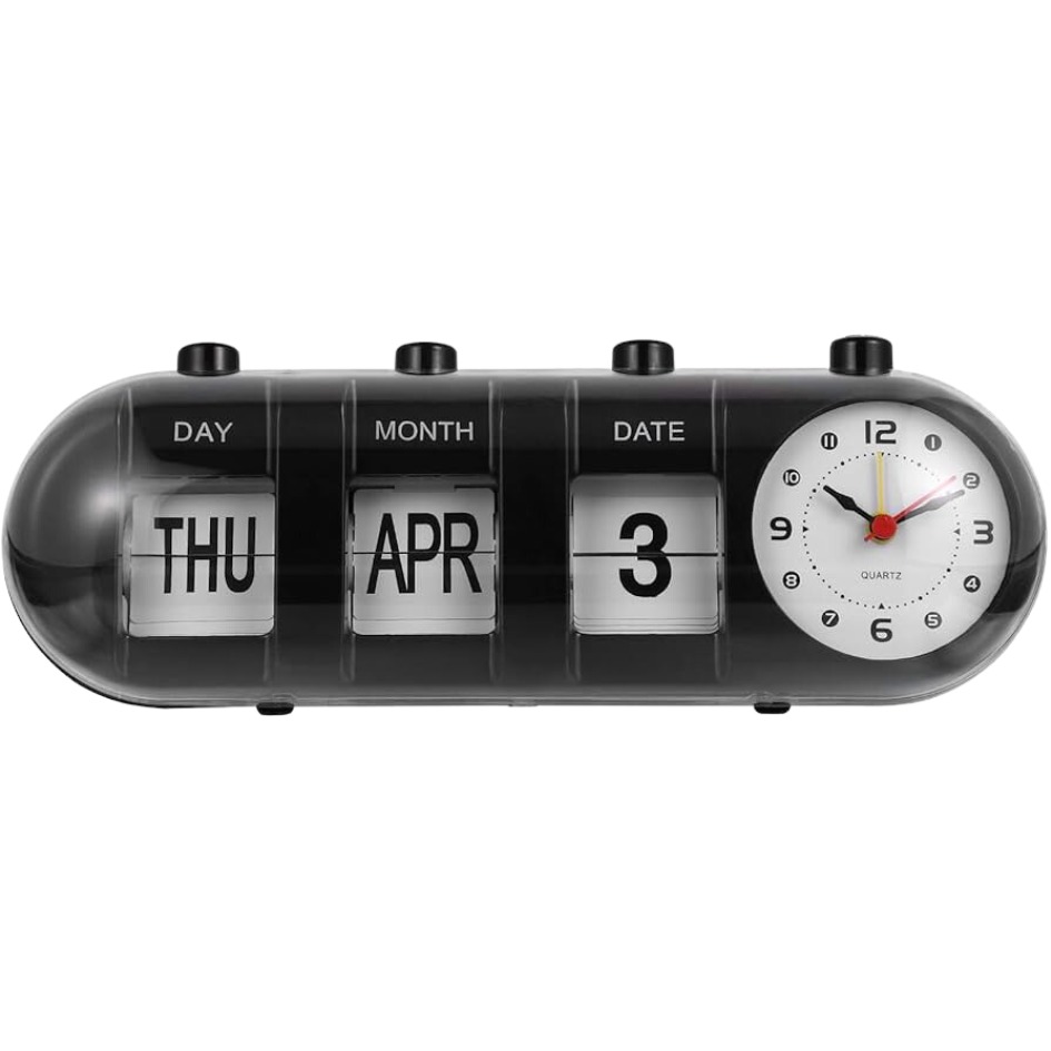Manual Flip Calendar/Clock