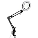 LED Desk Magnifier 155mm Optical Glass Lens NO.33155