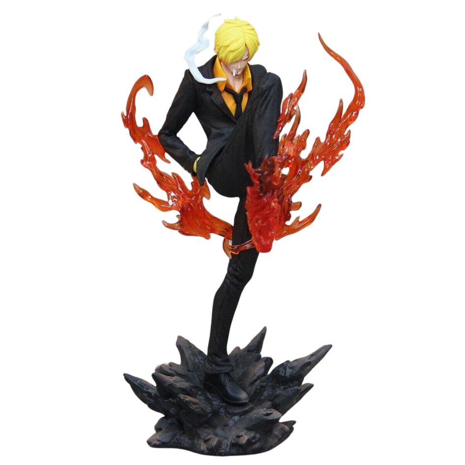 One Piece Vinsmoke Sanji Diable Jambe GK Figure 29cm