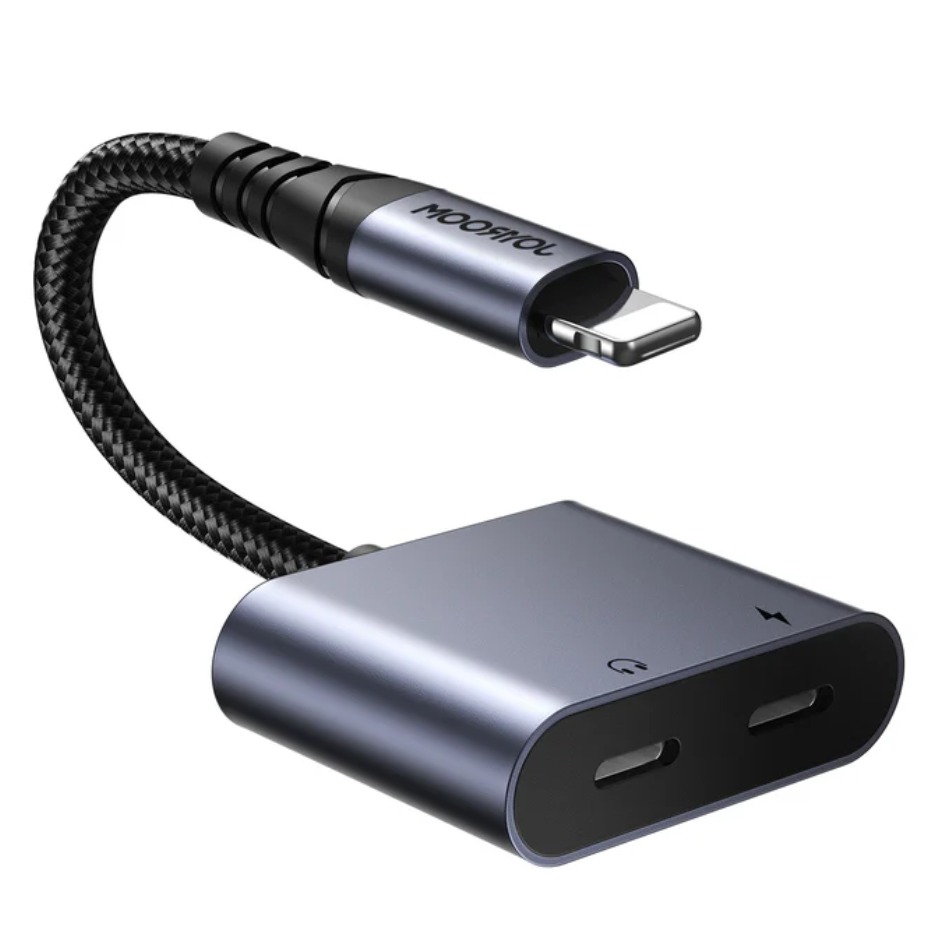JOYROOM 2 in 1 Audio Adapter Lightning To Dual Lightning SY-L02