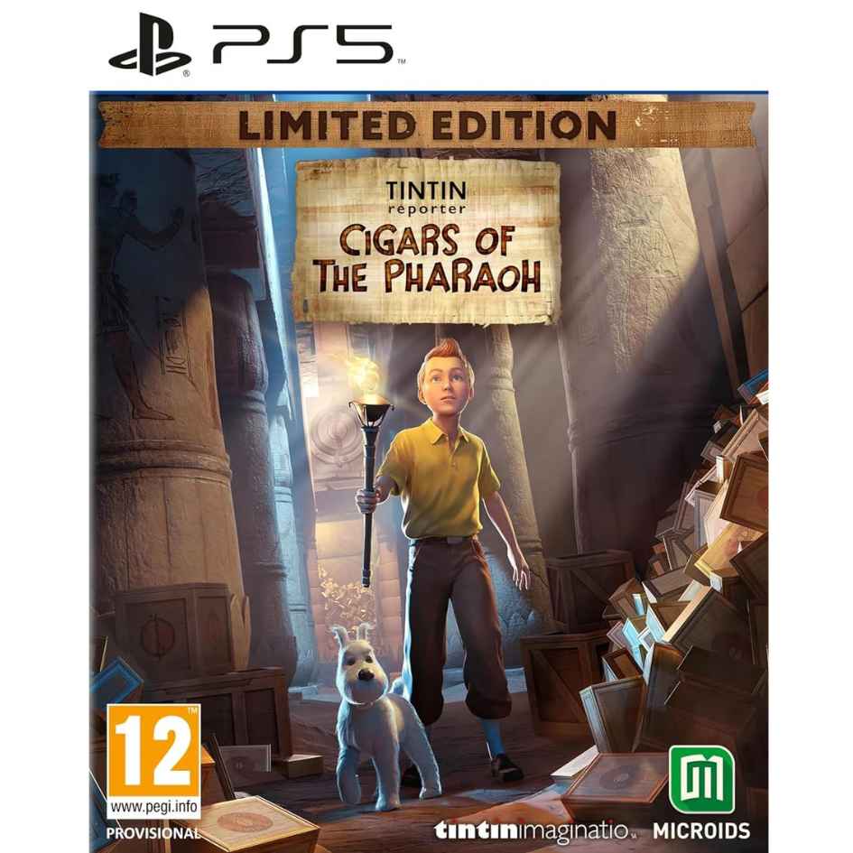 PS5 Tintin Reporter: Cigars of the Pharaoh Limited Edition
