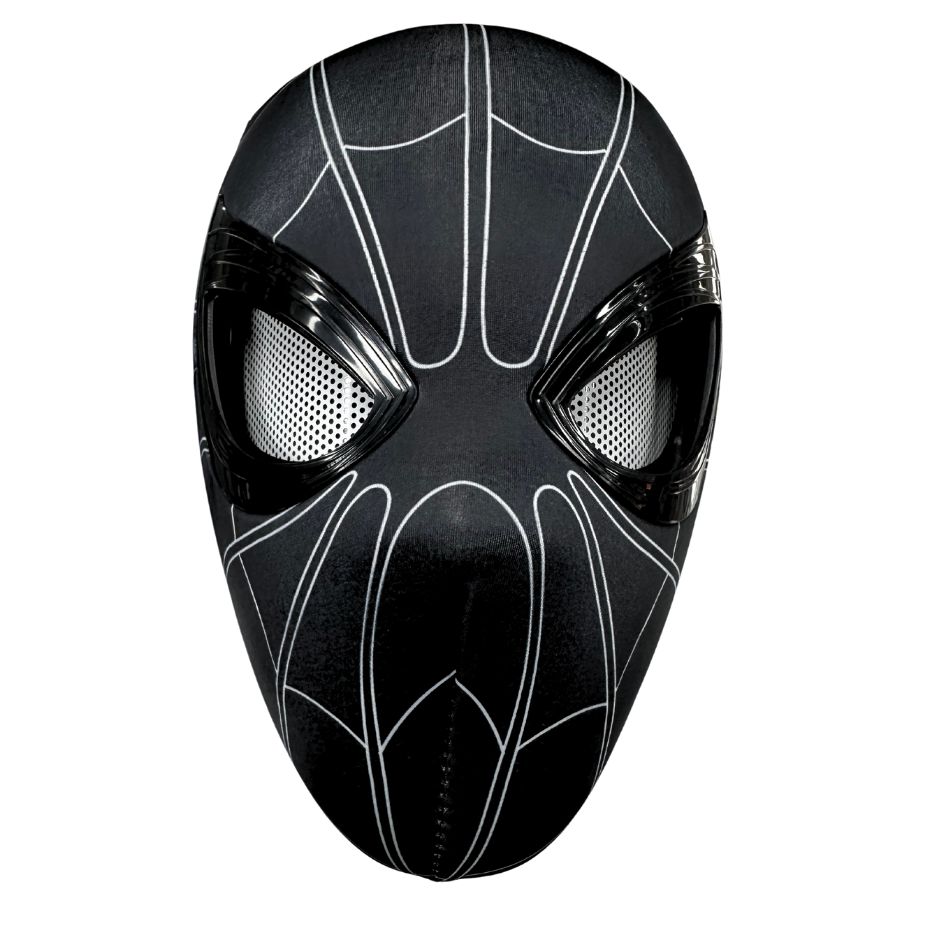 Black Spider-Man Mask Moving Eyes
