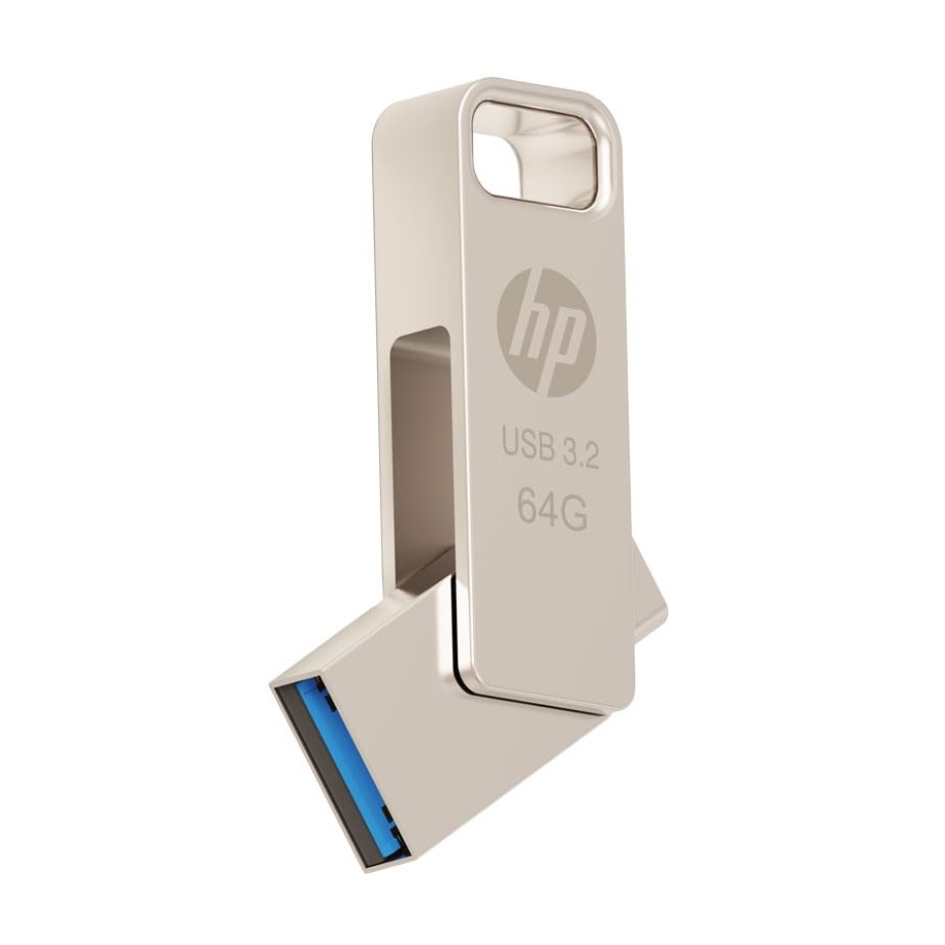 HP USB 3.2 X206C Dual Drive 64GB USB-A To C