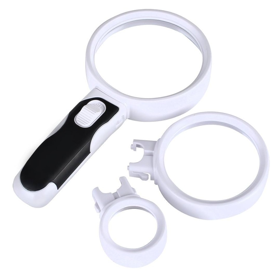 2 LED Main Lens Interchangeable Type Magnifier