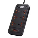 Smart Power Sockets 3000W 5 USB+1 Type-C+6 Socket BKL-22 2M