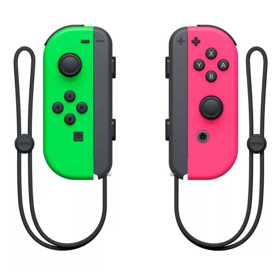 Nintendo Switch Joy-Con Neon Green/Pink Original